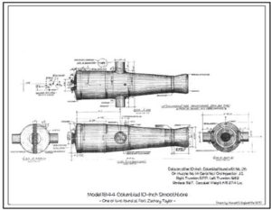 Lithograph 1007 - 10-inch Columbiad Smoothbore